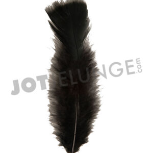 Alternative view of Federn im Beutel (50 Stk.) 10 cm, schwarz