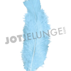 Alternative view of Federn im Beutel (50 Stk.) 10 cm, hellblau