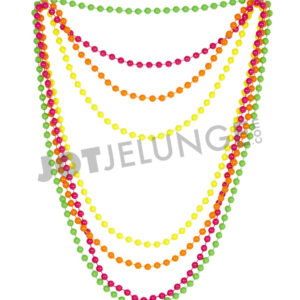 Alternative view of Halskette, Neon, 4er Set