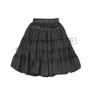 Rock, Petticoat 2-schichten, Gr. Uni, schwarz