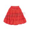 Rock, Petticoat 2-schichten, Gr. Uni, rot