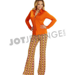 Alternative view of Bluse, 70er, orange, Gr. L/XL