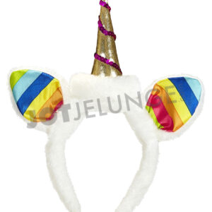 Alternative view of Haarreif, Einhorn, gold , regenbogen