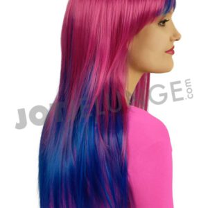 Alternative view of Perücke, Marissa, blau-Magenta