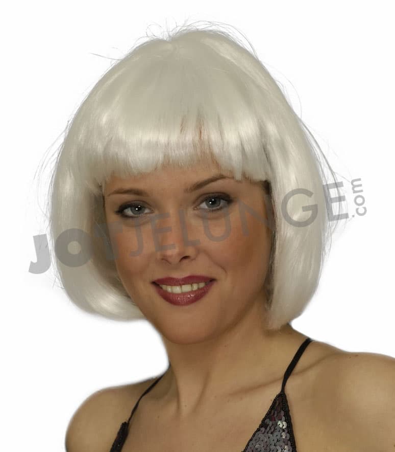 Perücke, Foxy, weiß