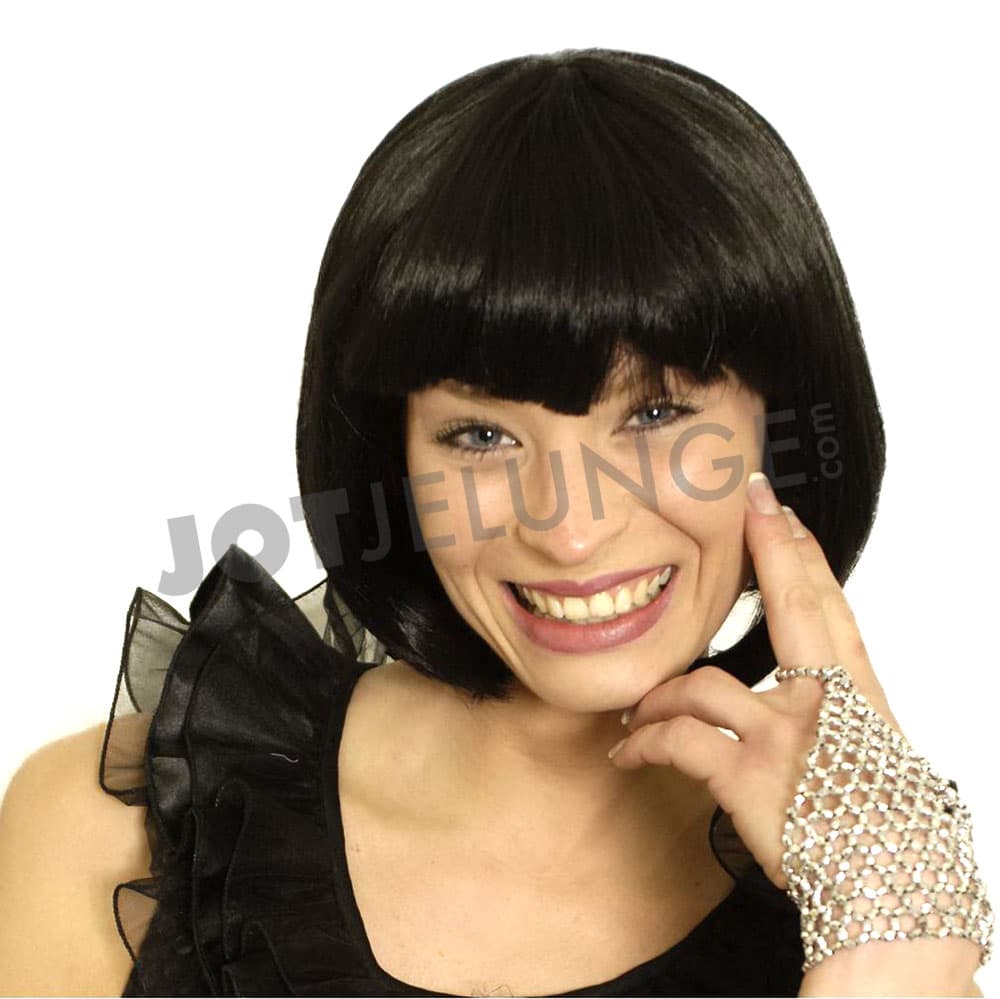 Perücke, Foxy, schwarz