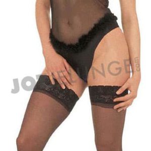Alternative view of Body, Satin, mit Netz, rot oder schwarz