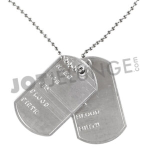 Alternative view of Hundemarke, Erkennungsmarke, silber