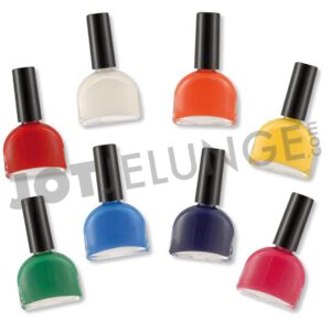 Nagellack, rot, weiß, orange, gelb, grün, blau, lila oder ro