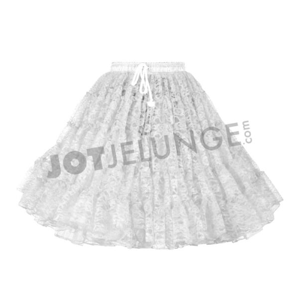 Rock, Petticoat , Spitze, Gr. Uni, weiss