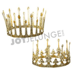 Krone, Metall, groß, 2 Sorten