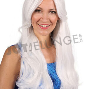 Perücke, Selina, de Luxe, weiss