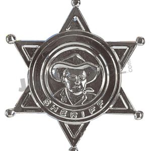 Alternative view of Sheriffstern, Metall, silber