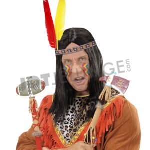 Alternative view of Stirnband, mit 2 Federn, Native Americans