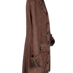 Alternative view of Jacke, Piratin, De Luxe Kunstleder, braun, Gr. XXL