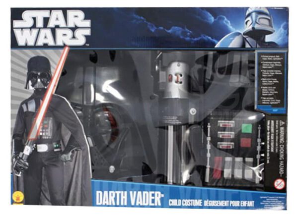 Kostüm, Darth Vader, Boxset, gr. L (8-10 Jahre)