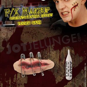 Alternative view of Wunde, Sicherheitsnadeln, Latex, mit Kleber