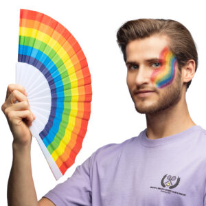 Alternative view of Fächer, Regenbogen, 23 cm