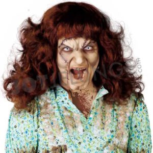 Perücke,besessene Frau, rotbraun