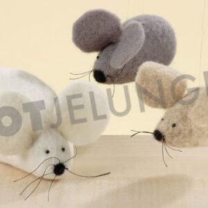 Alternative view of Maus, Familie, Filz, 3 Stück im Beutel