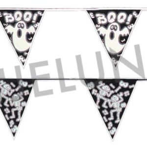 Girlande, Wimpel, Halloween, 280 cm, 2 Sorten