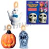 Kerzen, Halloween, klein, 2 Stück, 6 cm, 4 Sorten
