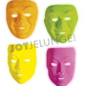 Maske, Neon, Uni, orange, gelb, grün oder pink