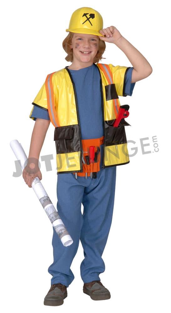 Bauarbeiter Weste Gürtel Dress Up Halloween Bauarbeiter Kostüm