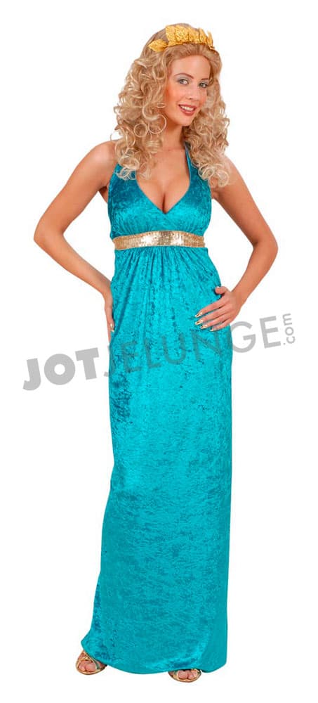 Kostüm, Greca, Atlantis, Samt, türkis, Gr. M