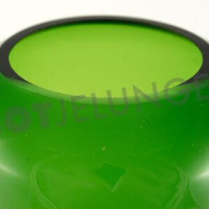 Alternative view of Vase, Timon, Glas durchgefärbt, grün, 23 cm hoch