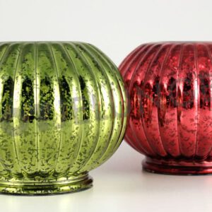Teelicht, Glas, Kugel, 2 Sorten, D 12cm