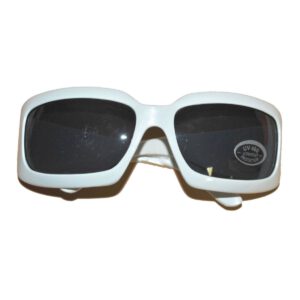 Brille, Elton, weiss