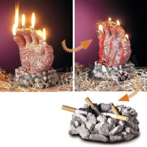 Alternative view of Kerze und Halter, Halloween, Grab oder Hand, 19 cm