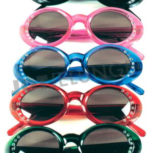 Brille, Oval, 5 versch. Farben