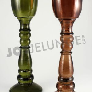 Leuchter, Glas, 2 Sorten, H 30cm