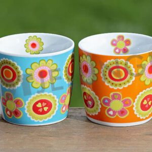 Becher, Blume, 2 Varianten, 300 ml