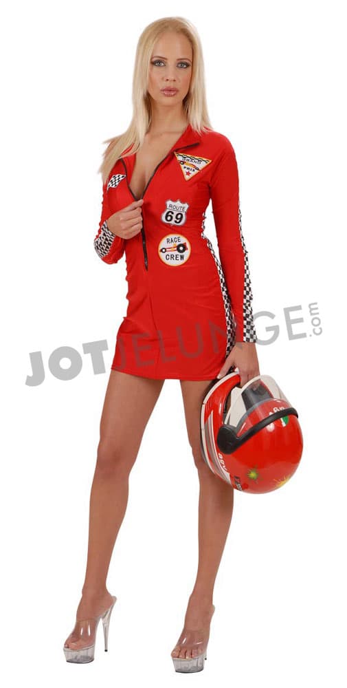 Kostüm, Boxenluder, blau oder rot, Gr. 40-42 – Bild 2