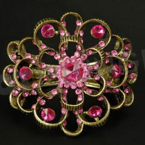 Alternative view of Armspange, Blume, pink