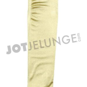Handschuhe, Gala, gold, elastisch, 48 cm