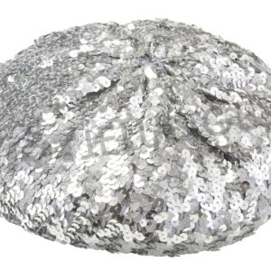 Alternative view of Baskenmütze, Pailetten, silber