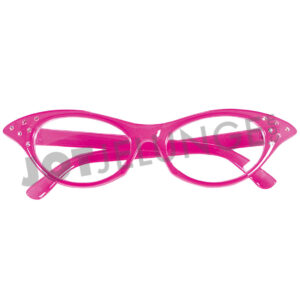 Alternative view of Brille,50er, Schmall mit Strass, pink