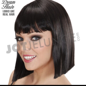 Perücke, Noémie, schwarz